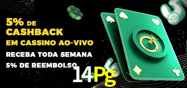 Promoções do cassino ao Vivo 14Pg